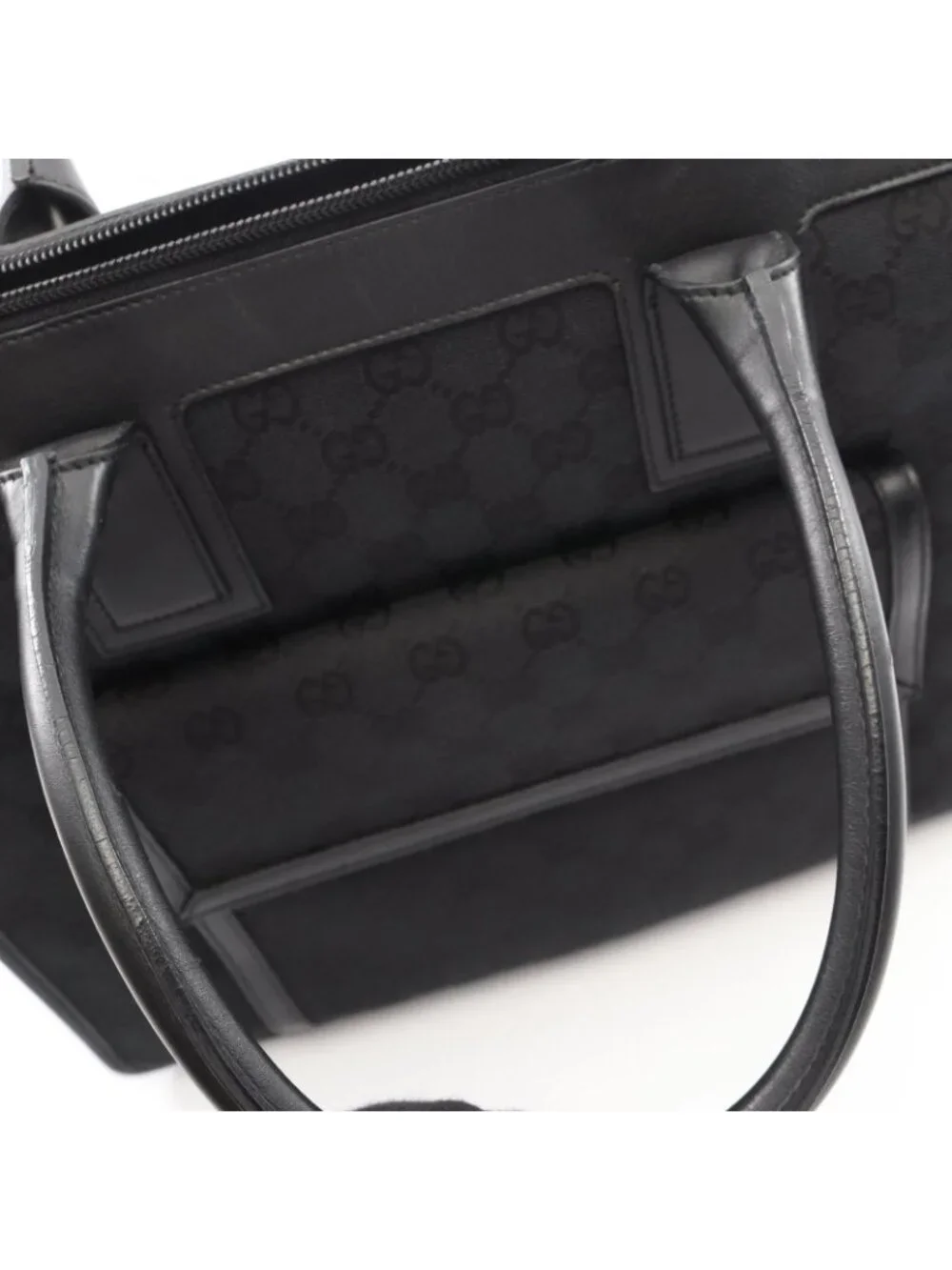 Gucci Handbag GG Canvas 000 Black Tote Bag